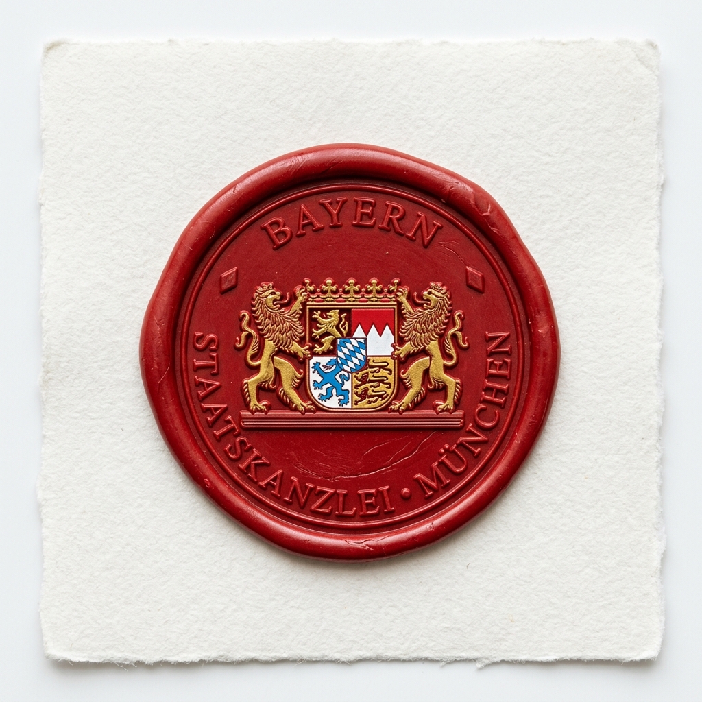 Dienstsiegel Wachsabdruck